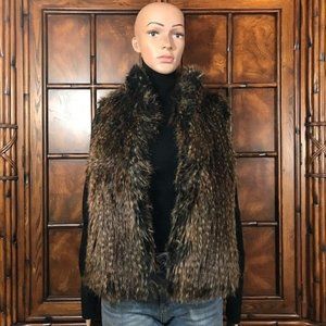 Outdoor Edition by Parkhurst Faux Mongolian Fur Vest